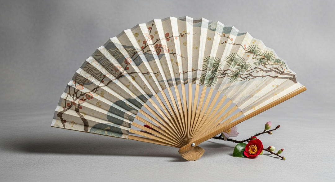 千葉名産「なし和紙」で作った扇子ギフト